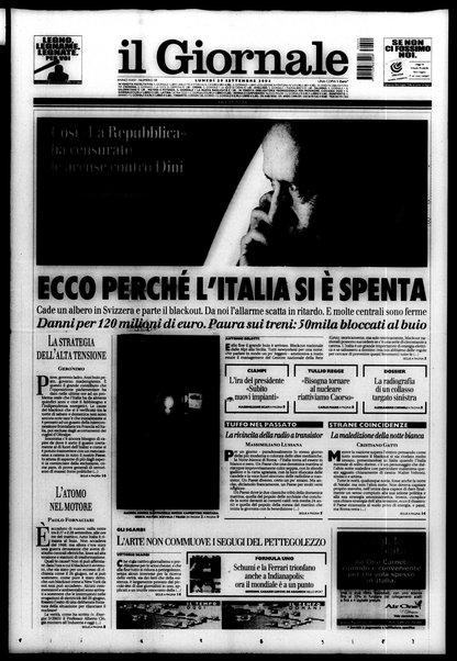 Il giornale del lunedi